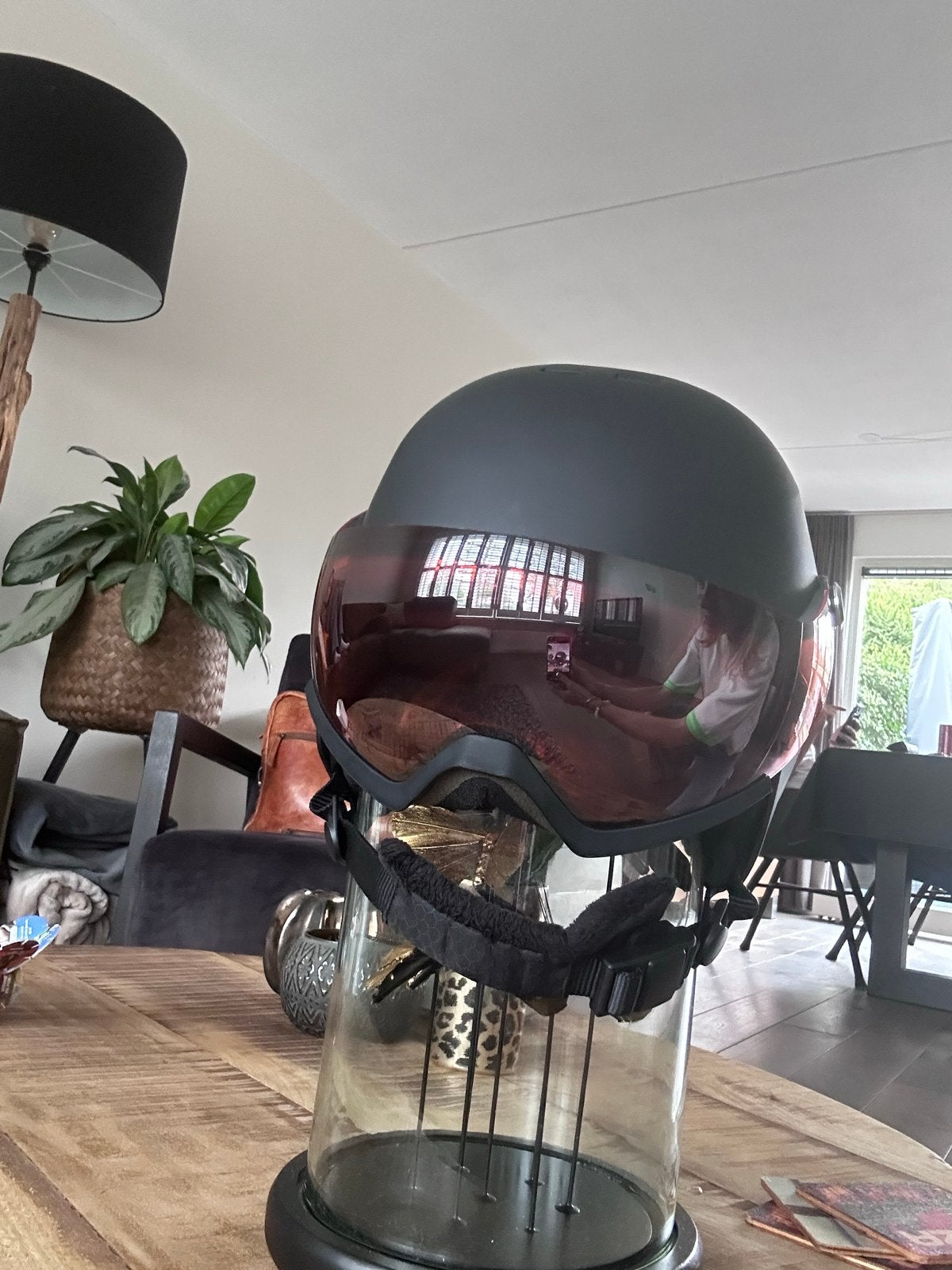 Skihelm met vizier - Carving 550 (Decathlon), Gebruikt, Overige typen, Skiën, Ophalen