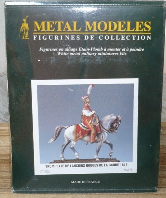 tinnen soldaatje Trompette de lanciers rouges 1813 a cheval, Ophalen of Verzenden, Nieuw