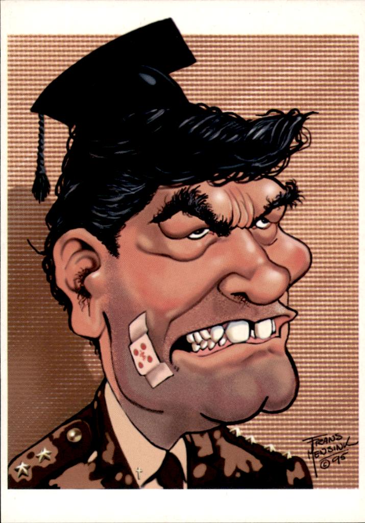 karikatuur Ruud Lubbers, door Frans Mensink, Verzenden, 1980 tot heden, Ongelopen, Politiek en Historie