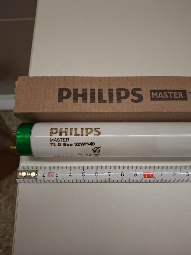 Philips TL-D Eco 32W/840 Lamp - Nieuwstaat, Doe-het-zelf en Verbouw, Minder dan 50 watt, Ophalen of Verzenden, Lamp, Philips