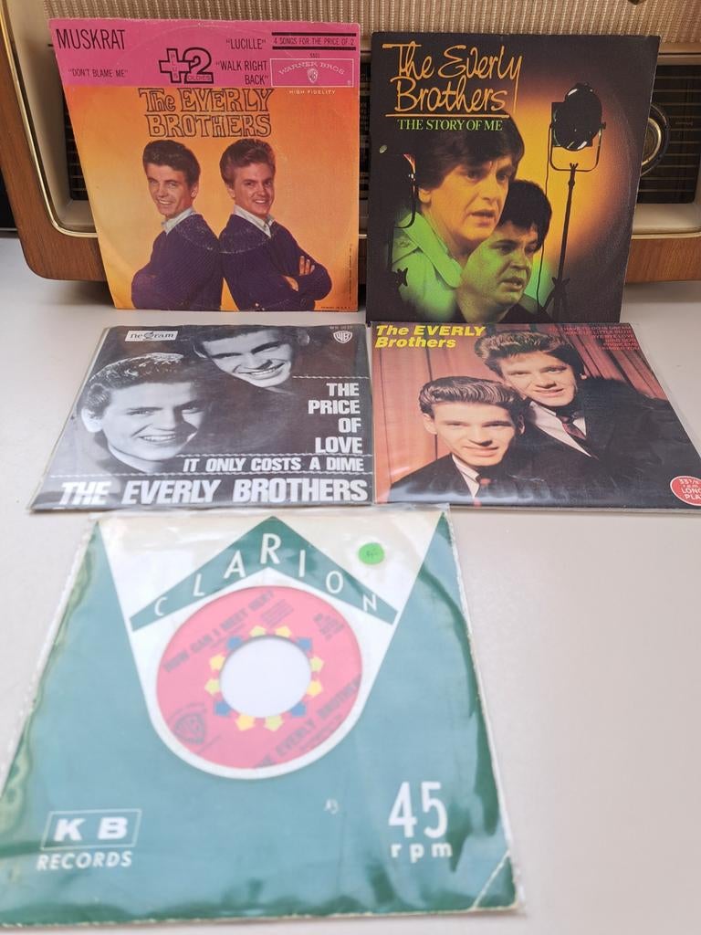 The Everly brothers, Ophalen of Verzenden, Gebruikt, Pop, EP