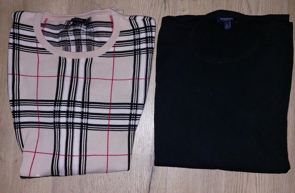 Burberry heren truien, Kleding | Heren, Truien en Vesten, Ophalen, Gedragen, Maat 52/54 (L), Beige
