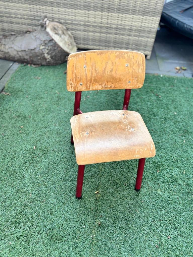Vintage kinderstoel / peuterstoel, Ophalen, Gebruikt, Stoel(en)