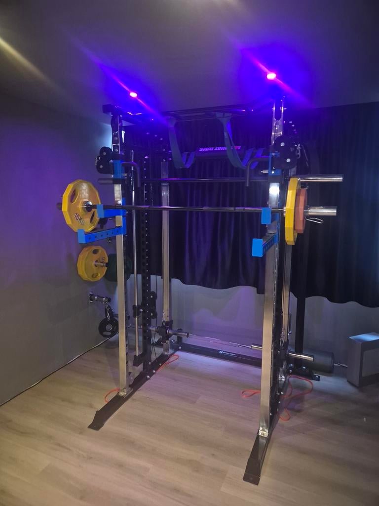 Complete Gym Set incl. Crosstrainer, Sport en Fitness, Fitnessapparatuur, Ophalen, Benen, Krachtstation, Zo goed als nieuw