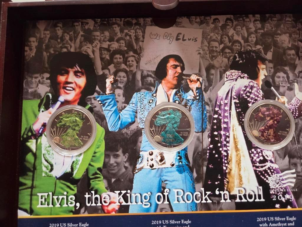 Elvis Presley Silver Eagles 2019, Ophalen of Verzenden, Zilver