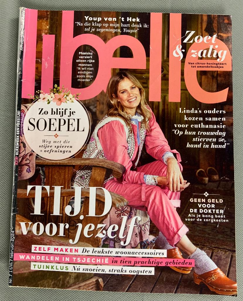 Tijdschrift Libelle nr 7 2024 - Youp van ‘t Hek, Boeken, Tijdschriften en Kranten, Ophalen of Verzenden, Gelezen, Damesbladen