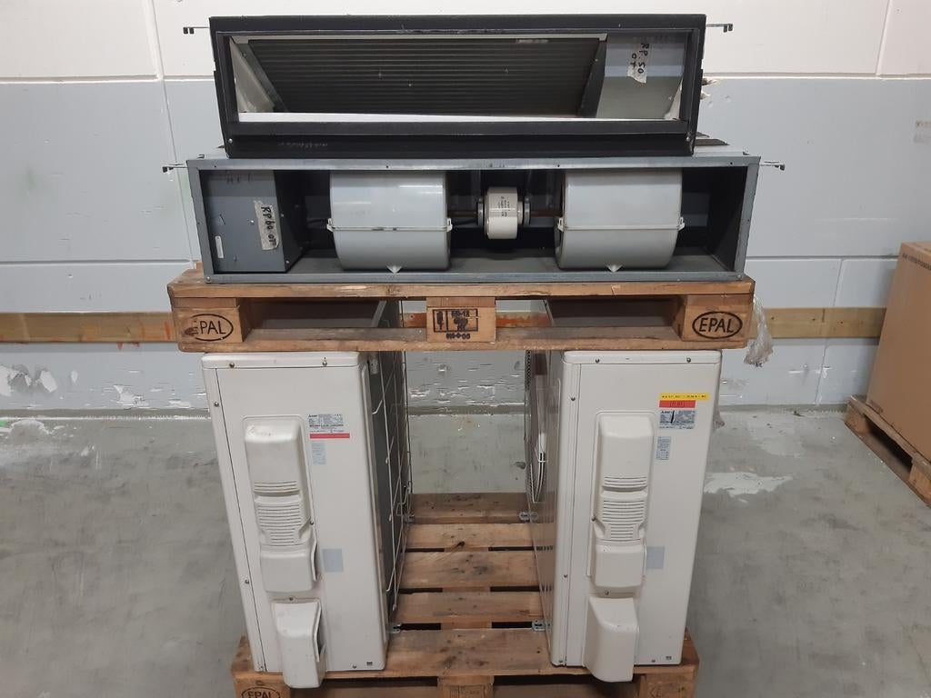 Mitsubishi electric warmtepomp 5 en 6 kw inverter H&C, Ophalen, Gebruikt, Koelen en Ontvochtigen, 3 snelheden of meer