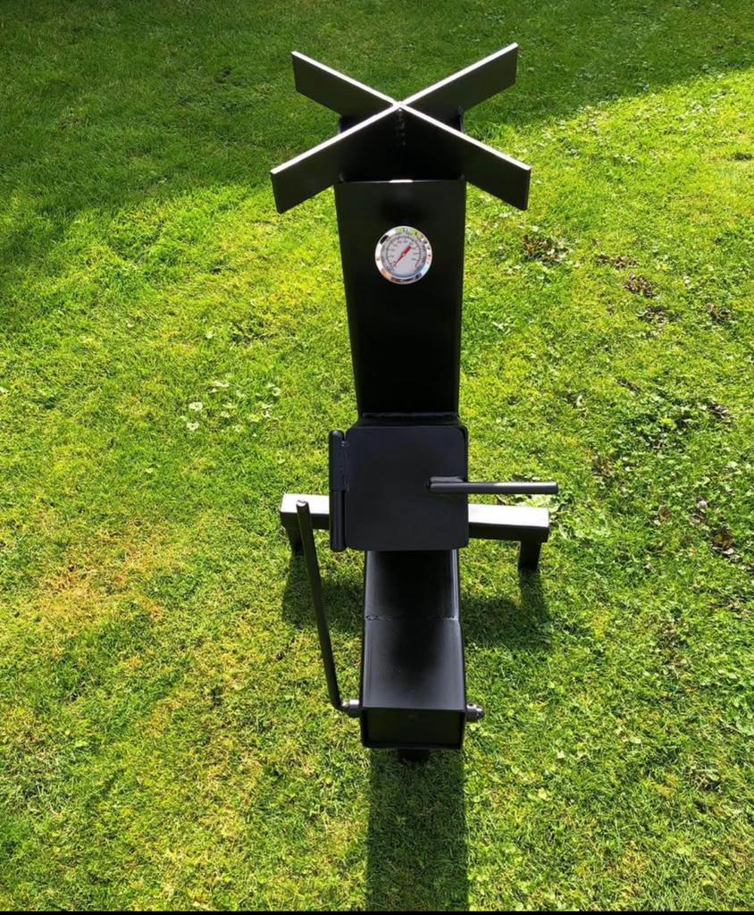 Rocketstove rocket stove met temperatuur meter., Ophalen of Verzenden, Zo goed als nieuw