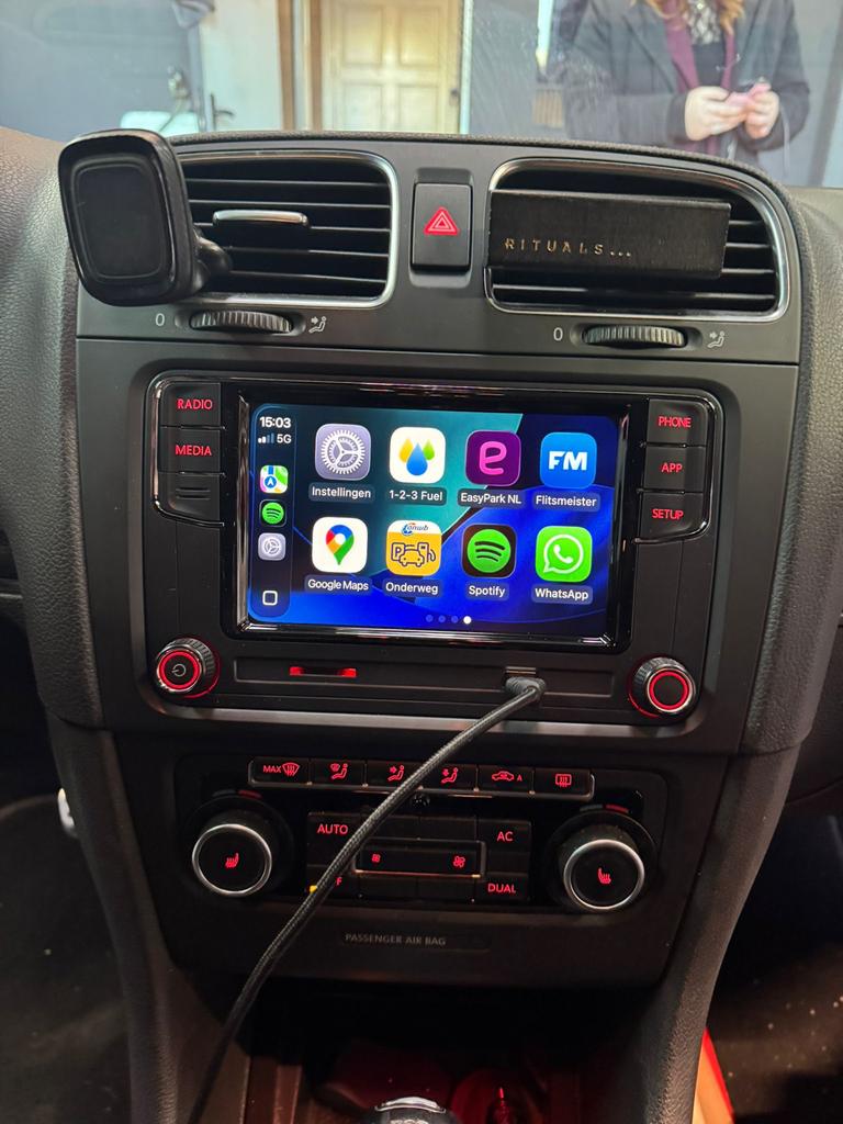 RCD360 Volkswagen Upgrade met CarPlay, Auto diversen, Autoradio's, Nieuw, Ophalen of Verzenden