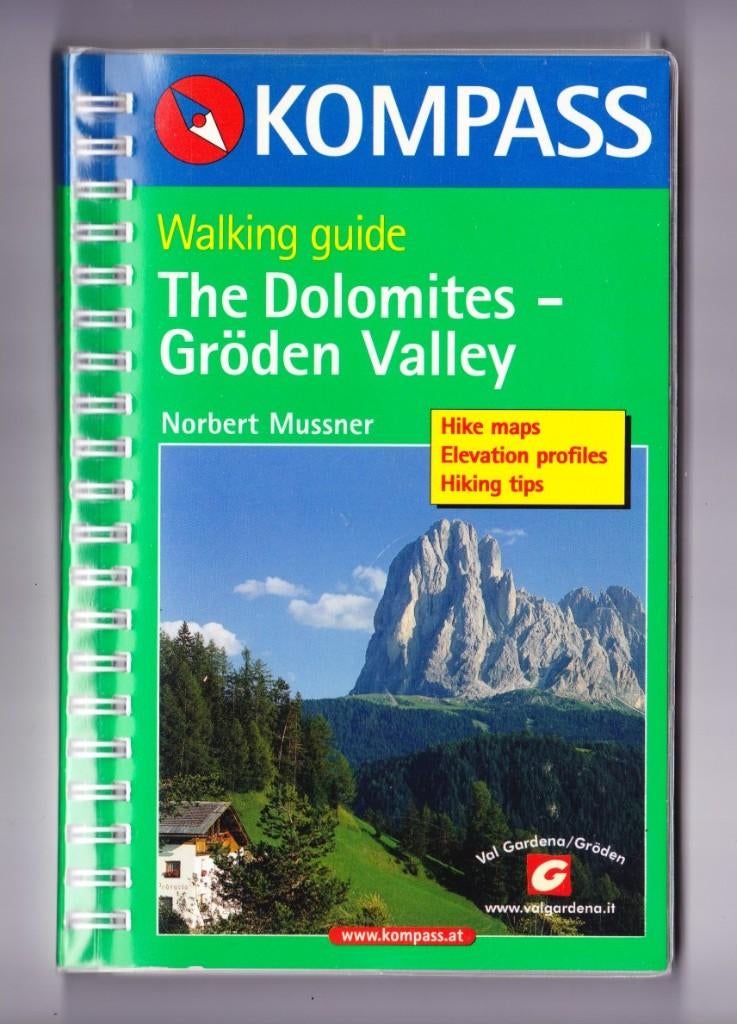 kompass walking guide the dolomieten, Boeken, Atlassen en Landkaarten, Gelezen, Overige typen, 1800 tot 2000, Kompas