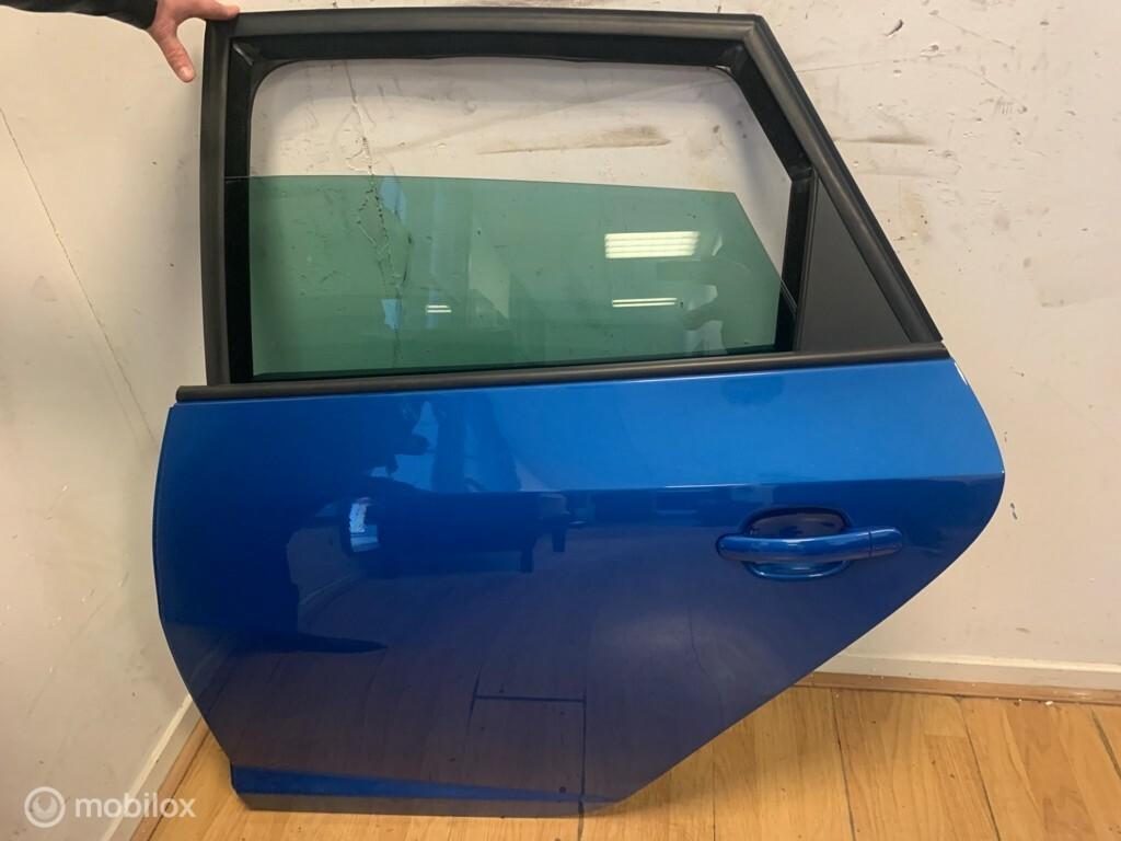 Seat Ibiza STATION ('10-'17) Portier Deur Linksachter LZ5F, Gebruikt, Deur, Ophalen of Verzenden, Achter