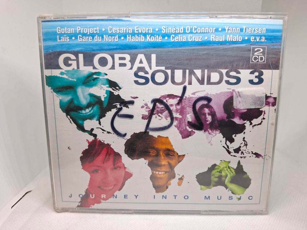 Global Sounds 3 - Diverse Muziek CD, Cd's en Dvd's, Cd's | Wereldmuziek, Gebruikt, Overige soorten, Boxset, Ophalen of Verzenden