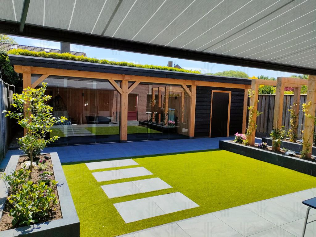 platdak overkapping, Tuin en Terras, Overkappingen, Ophalen, Nieuw, Veranda