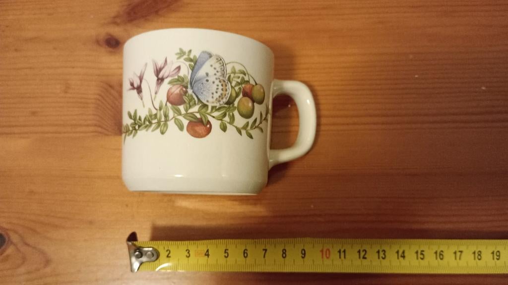 Vintage Libelle Mok - Marjolein Bastin, Gebruikt, Ophalen of Verzenden, Overige stijlen, Kop(pen) en/of Schotel(s)