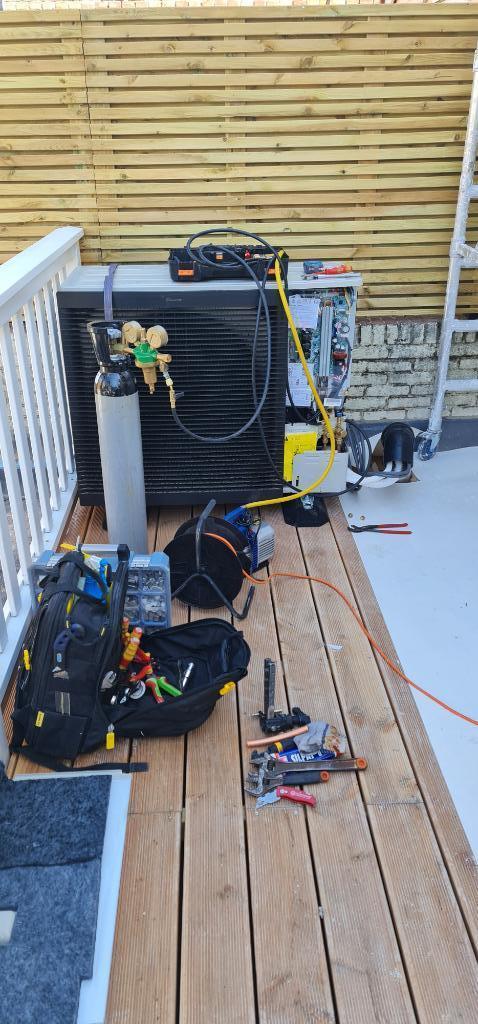 airco monteur montage en inbedrijfstellen, Witgoed en Apparatuur, Airco's, Nieuw, Wandairco, 100 m³ of groter, 3 snelheden of meer