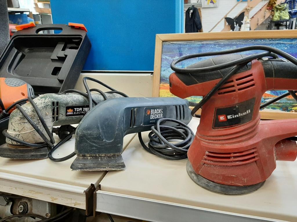 Diverse schuurmachines en boenmachines., Ophalen, 1200 watt of meer, Overige typen