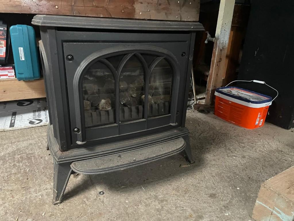 Gazco huntingdon 40 gaskachel (achterwand aansluiting), Huis en Inrichting, Kachels, Ophalen, Gebruikt, Gas, Vrijstaand