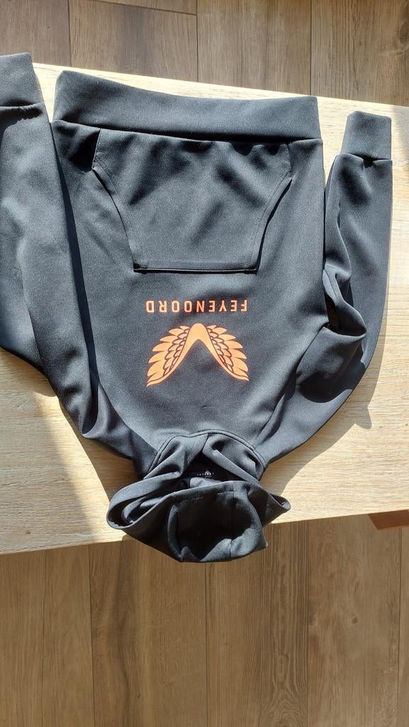 Feyenoord Hoodie Maat 146 - Donkerblauw/Roze, Gebruikt, Trui of Vest, Ophalen of Verzenden, Feyenoord