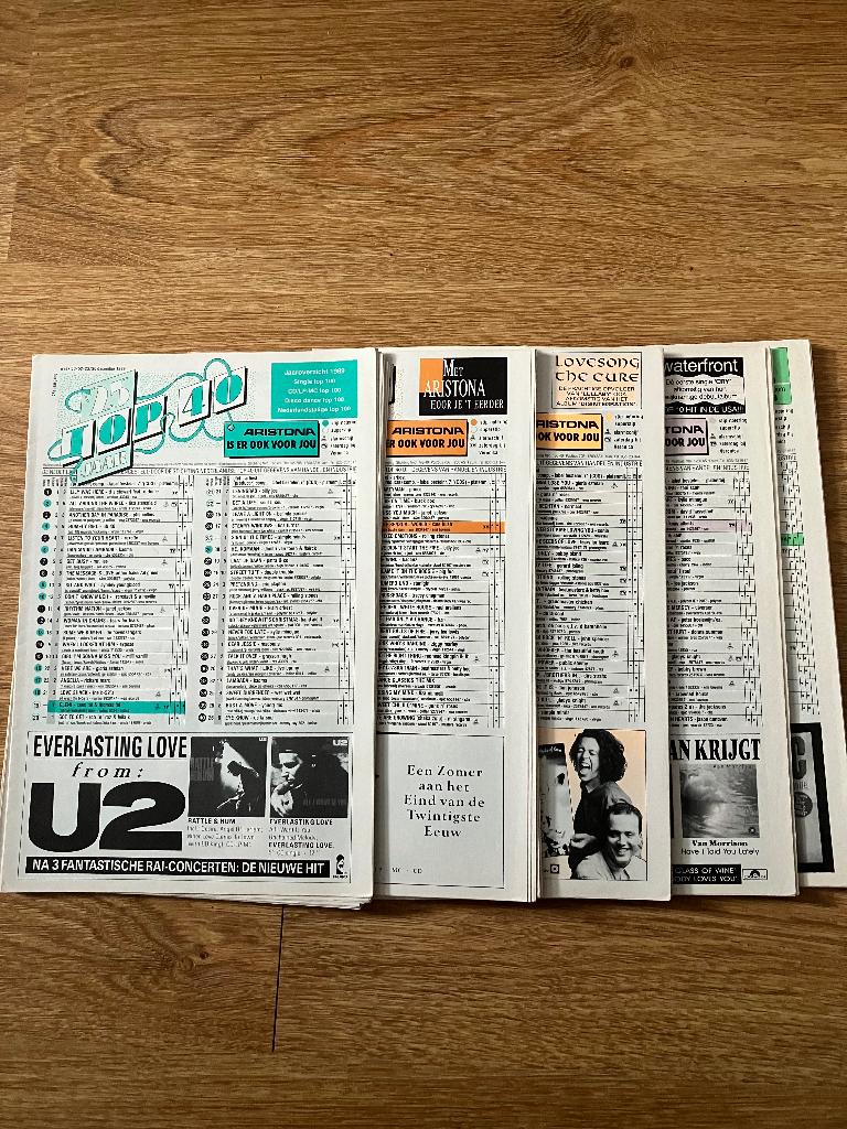 Te koop: volledige jaargang Nederlandse Top 40 1989, Verzamelen, Verzenden, 1980 tot heden, Nederland, Tijdschrift