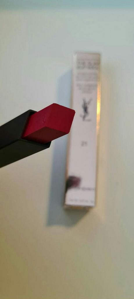 YSL the slim matte lipstick 21 rouge paradoxe, Ophalen of Verzenden, Nieuw, Gehele gezicht
