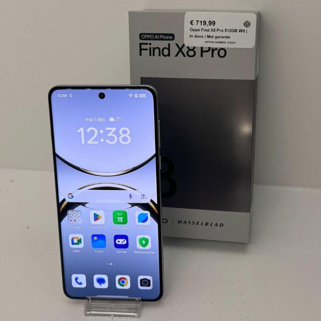 Oppo Find X8 Pro 512GB Wit | In doos | Met garantie, Telecommunicatie, Mobiele telefoons | Overige merken, Overige modellen, Dordrecht@usedproducts.nl