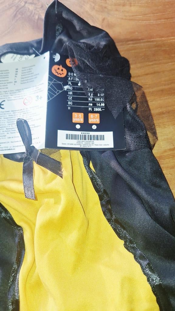 Nieuw Halloween Jurkje 3-5 jaar, Ophalen of Verzenden, Nieuw, 104 of kleiner, Meisje