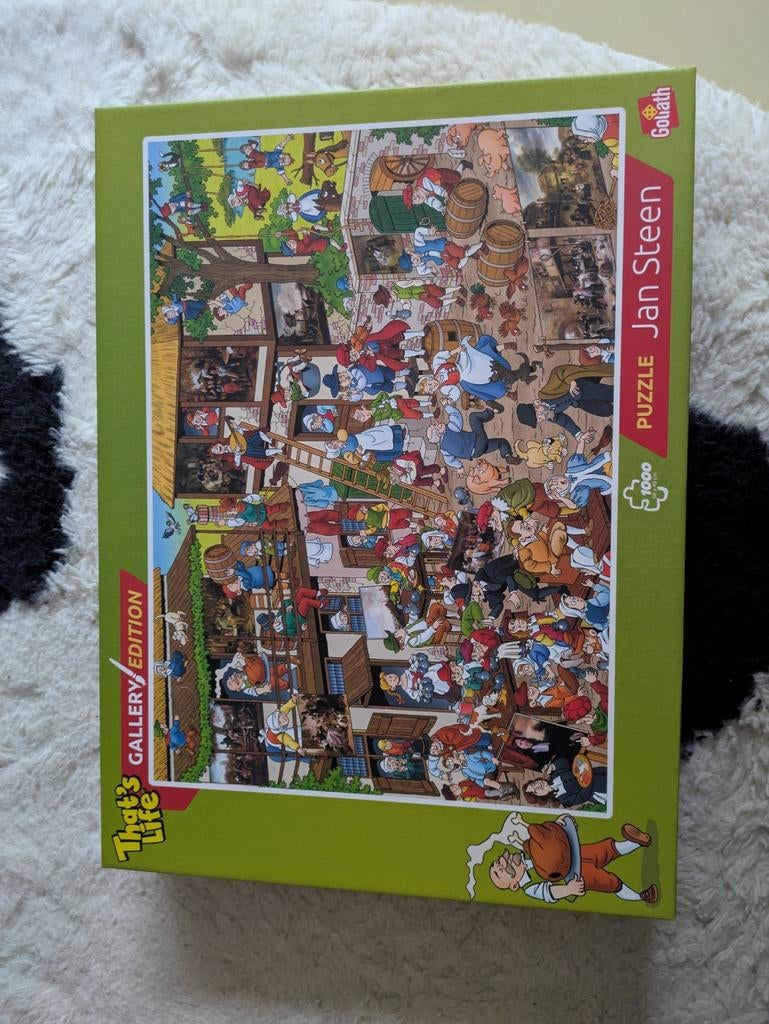 That's Life Gallery Edition Jan Steen Puzzel 1000, Ophalen, 500 t/m 1500 stukjes, Zo goed als nieuw, Legpuzzel