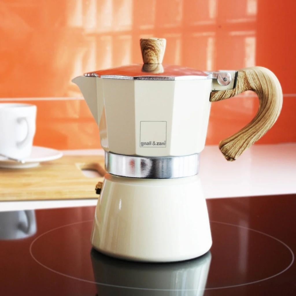 Gnali & Zani Venezia – Espressomaker Cremè – 6 Kopjes, Witgoed en Apparatuur, Koffiezetapparaten, Nieuw, Gemalen koffie, Espresso apparaat