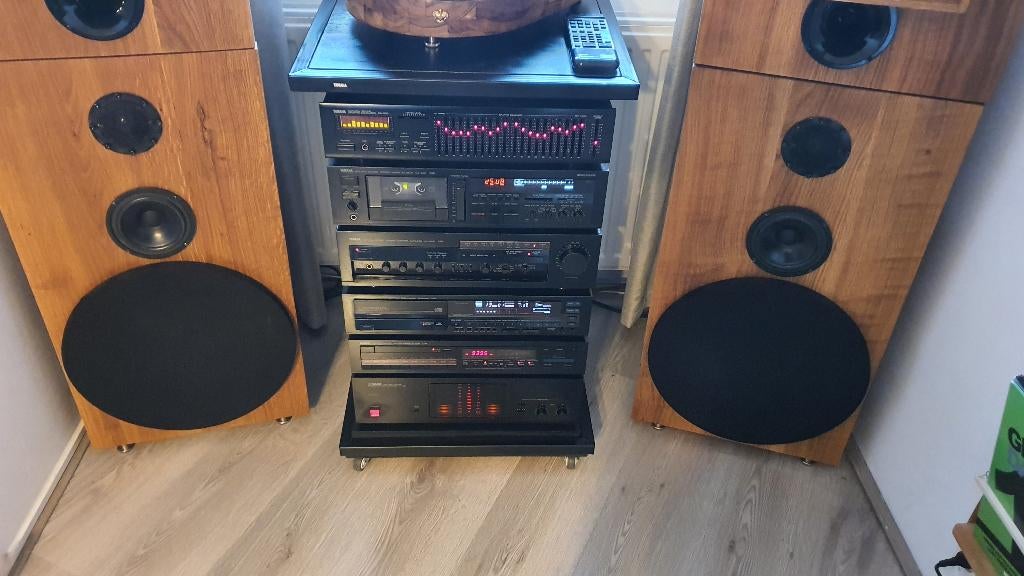 Yamaha  set, Audio, Tv en Foto, Versterkers en Receivers, Ophalen, Gebruikt, Yamaha, 120 watt of meer