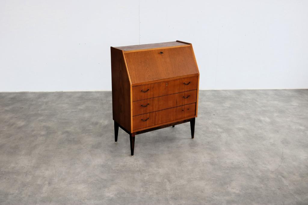 vintage secretaire | kast | jaren 60 | Zweeds, Huis en Inrichting, Kasten | Secretaires, Gebruikt, Timbeije@hotmail.com, Ophalen of Verzenden