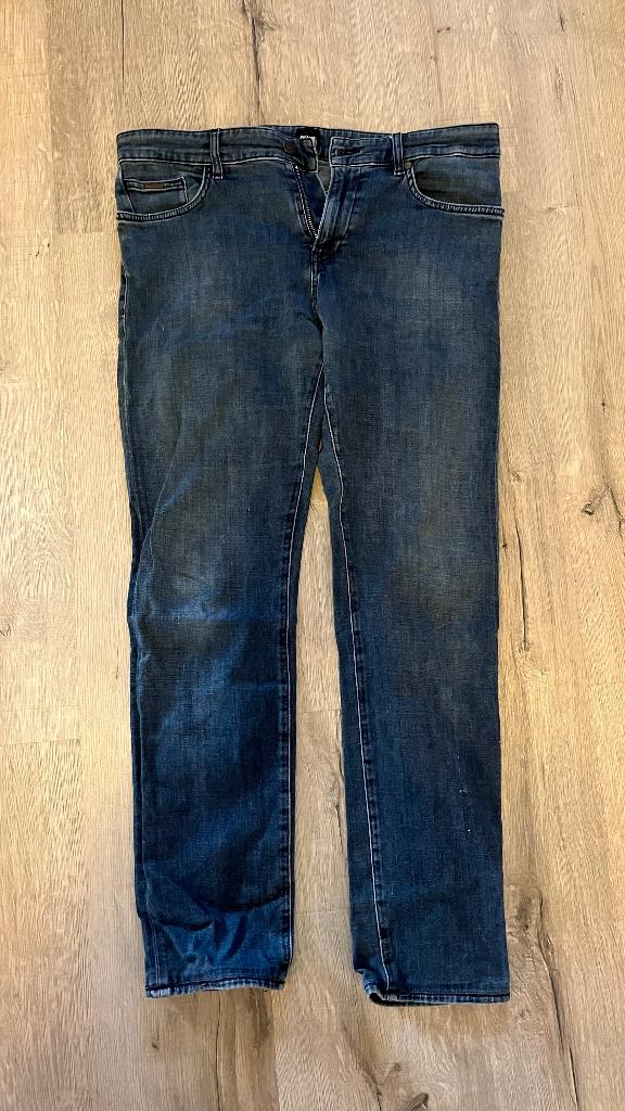 Hugo Boss denim candiani, Kleding | Heren, Spijkerbroeken en Jeans, Blauw, Ophalen of Verzenden, Zo goed als nieuw, Hugo Boss