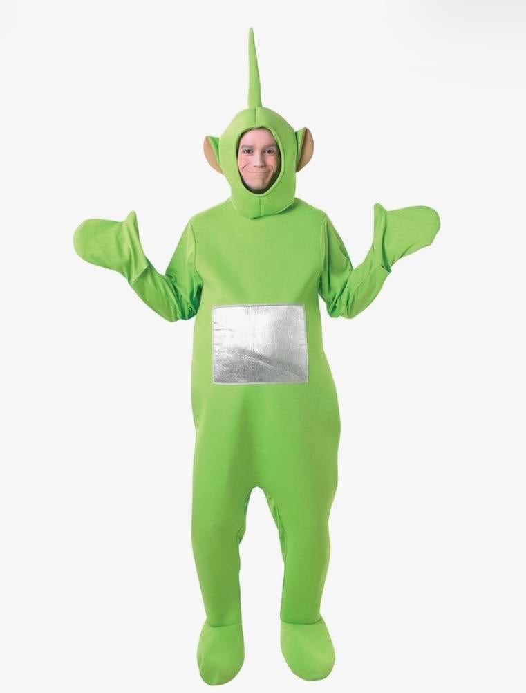 Groen Teletubbie Kostuum - Carnaval, Carnaval, Overige maten, Ophalen of Verzenden, Zo goed als nieuw