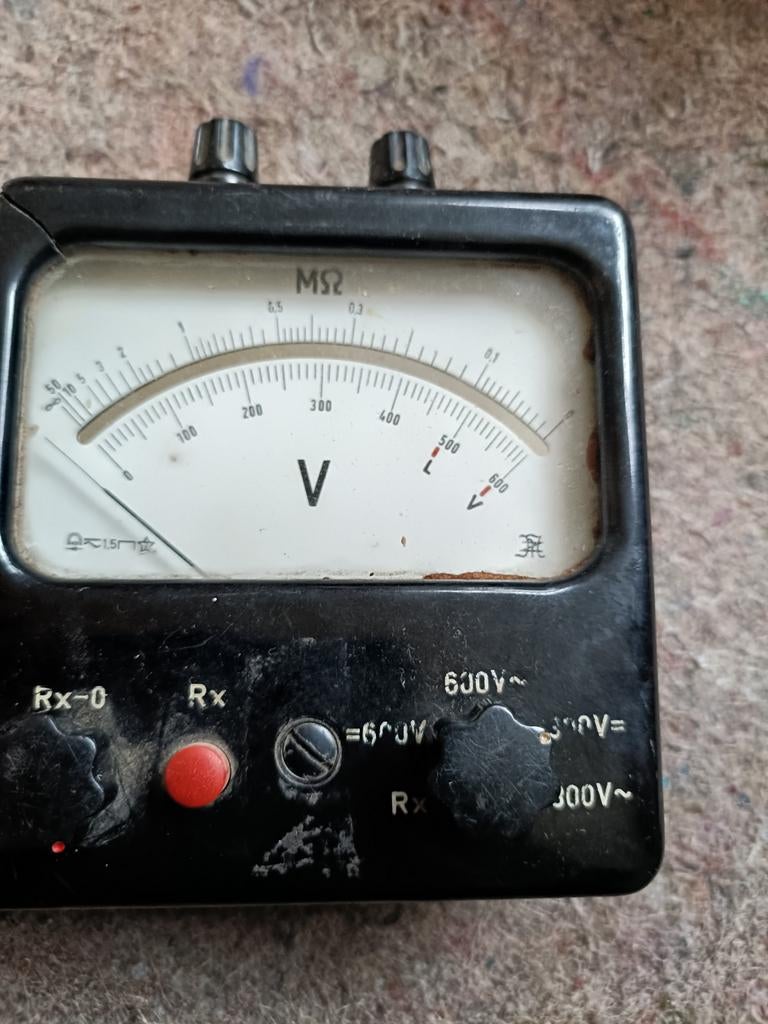 Antieke multimeter, Doe-het-zelf en Verbouw, Meetapparatuur, Ophalen of Verzenden, Gebruikt, Multimeter