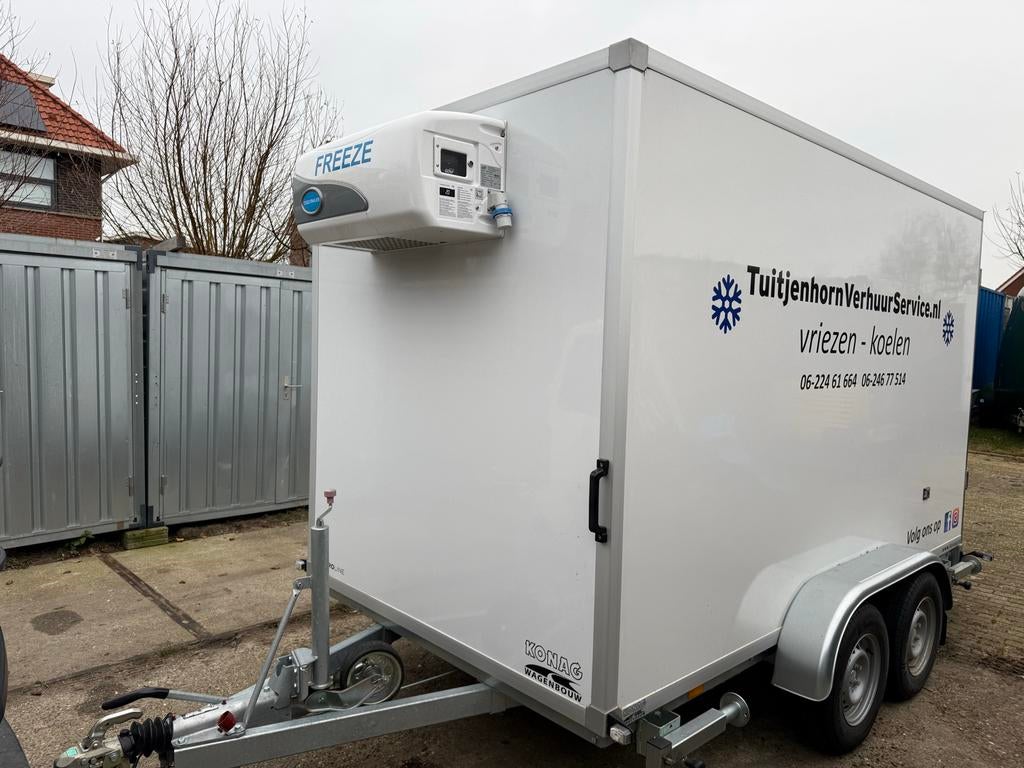 Vriesaanhangwagen te huur vrieswagen, Ophalen, Zo goed als nieuw