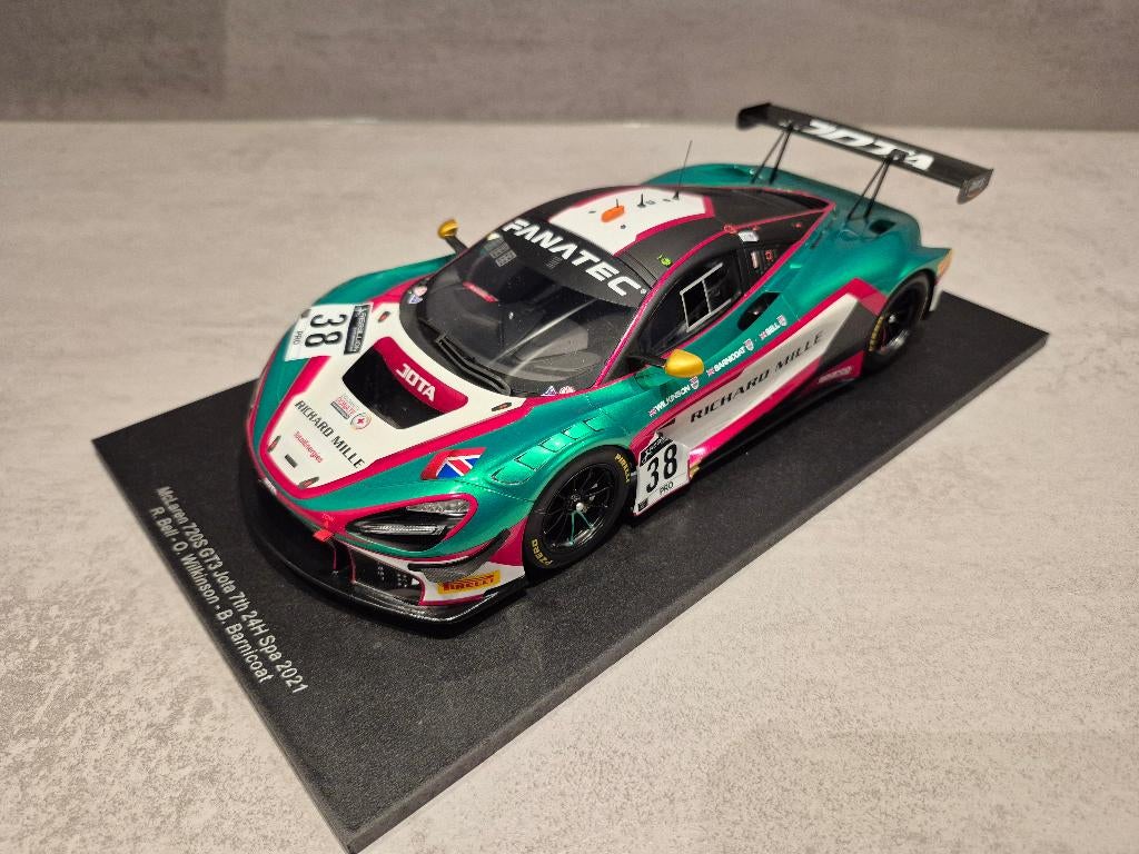 1:18 Spark Mclaren 720S GT3 JOTA 24H Spa., Ophalen of Verzenden, Nieuw, Auto, Overige merken