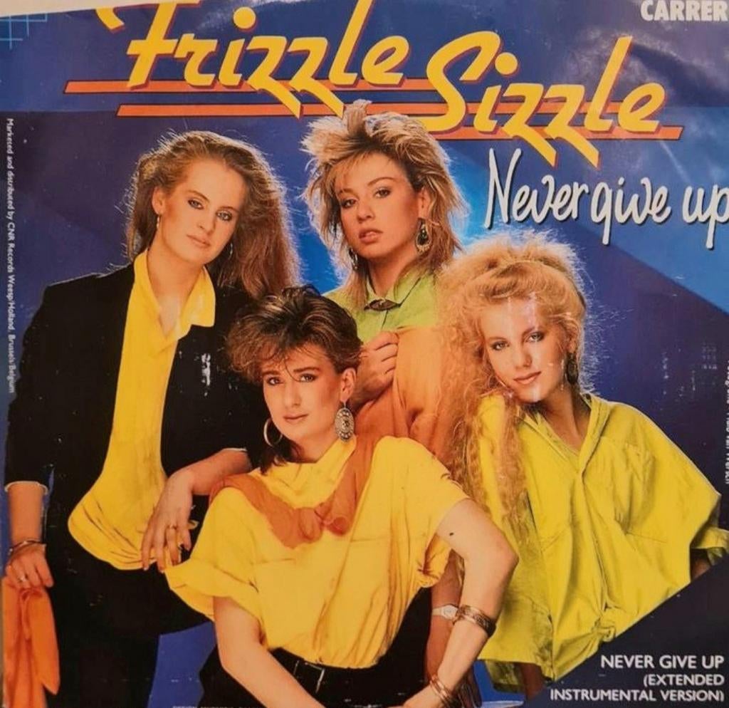 FRIZZLE SIZZLE  - NEVER GIVE UP, Ophalen of Verzenden, Gebruikt, Pop