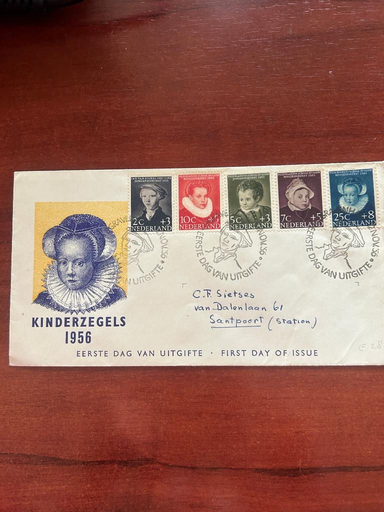 1e dag envelloppes, Ophalen of Verzenden, Nederland
