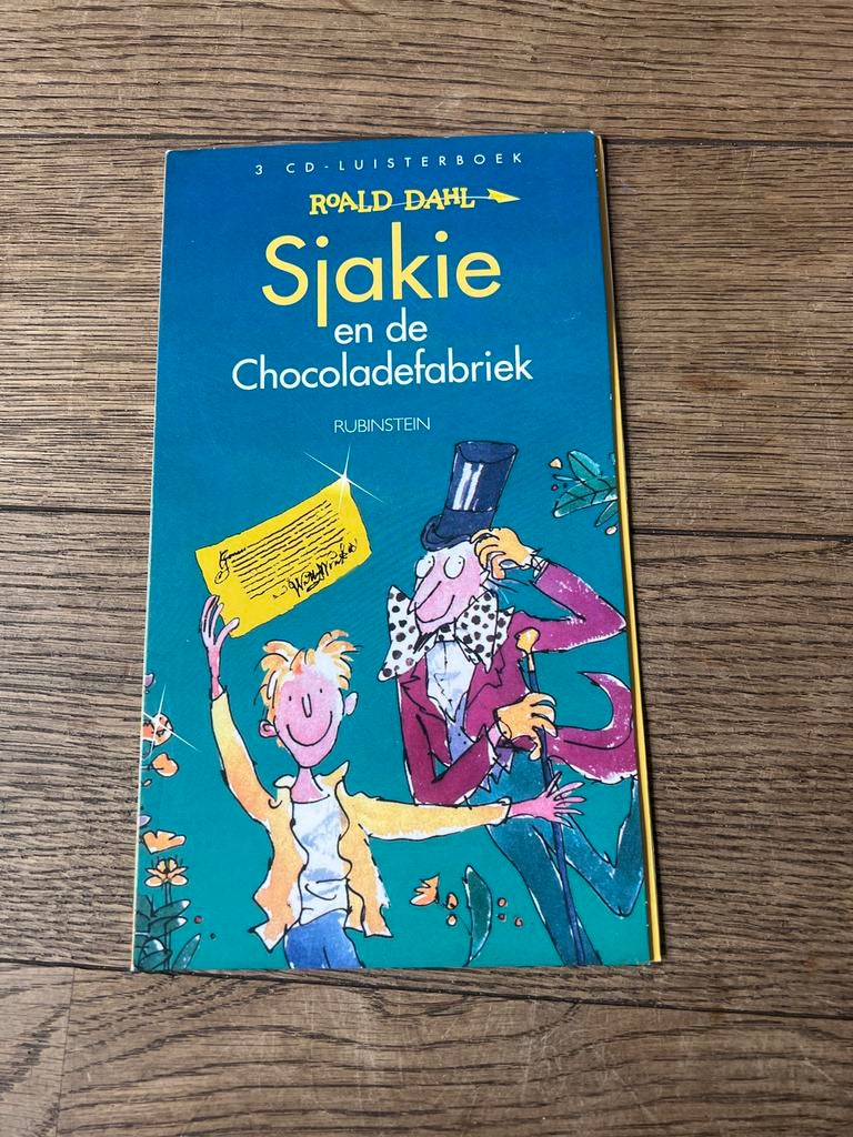 Sjakie en de Chocoladefabriek - Luister CD, Boeken, Luisterboeken, Ophalen of Verzenden, Cd, Kind