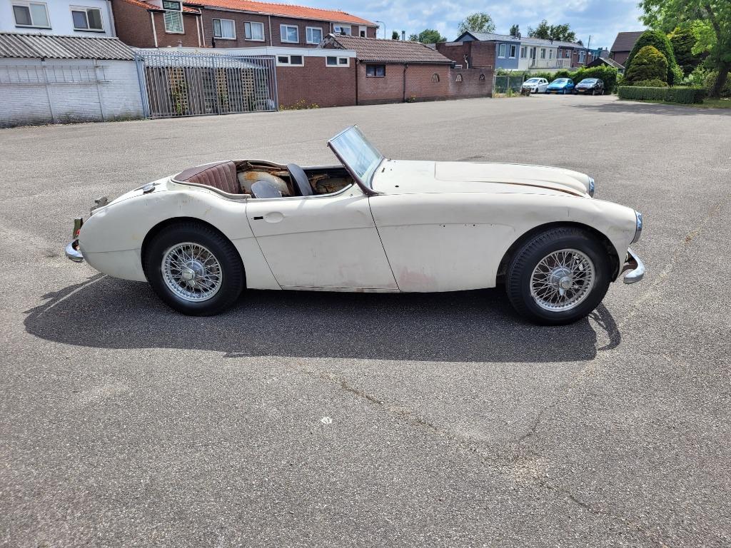 austin healey 3000 BT7, Auto's, Zwart, Cabriolet, Handgeschakeld, Particulier
