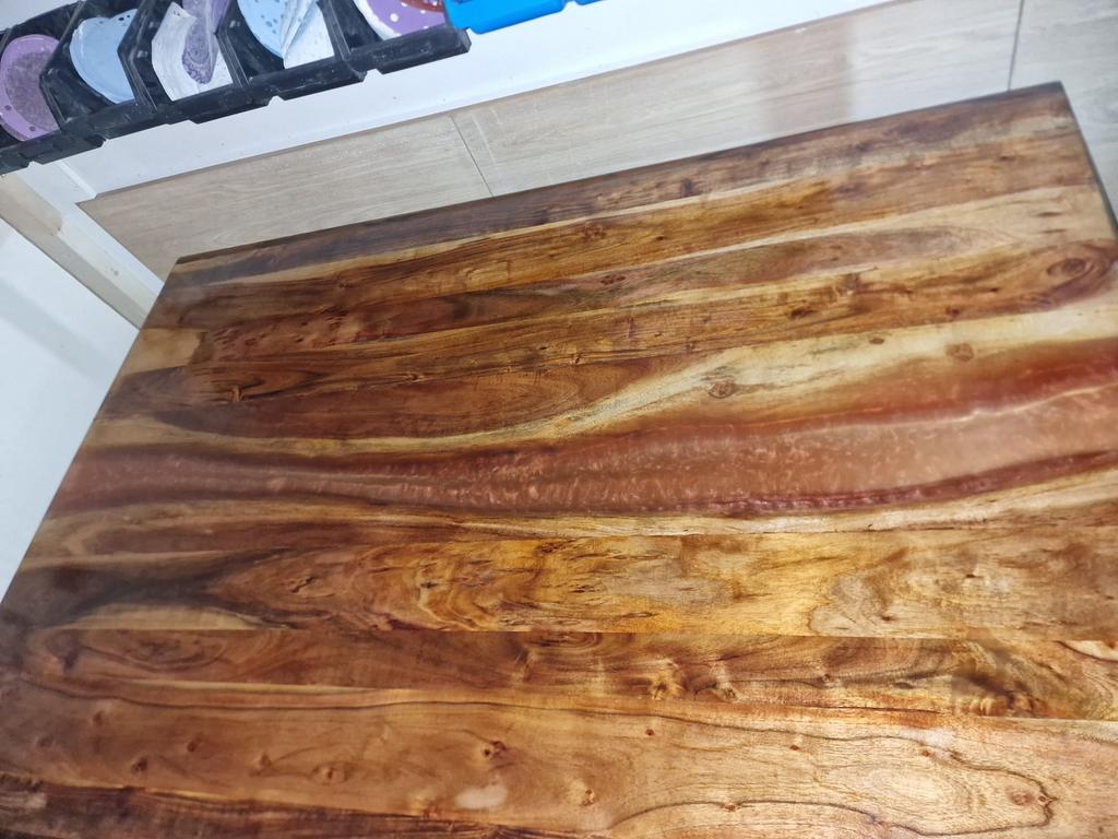 Epoxy rivier tafel van Acacia hout, nu 25% korting, Ophalen of Verzenden, Nieuw, Rechthoekig, Minder dan 50 cm