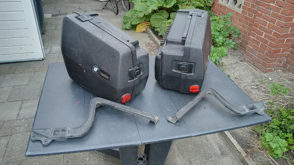 Koffers BMW K75 K100 incl beugels, Ophalen, Gebruikt