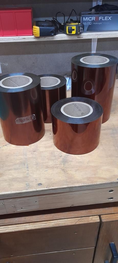 Kapton Folie/Film 0,125mm (RVR, Elenos, Prais), Telecommunicatie, Zenders en Ontvangers, Ophalen of Verzenden, Nieuw, Zender