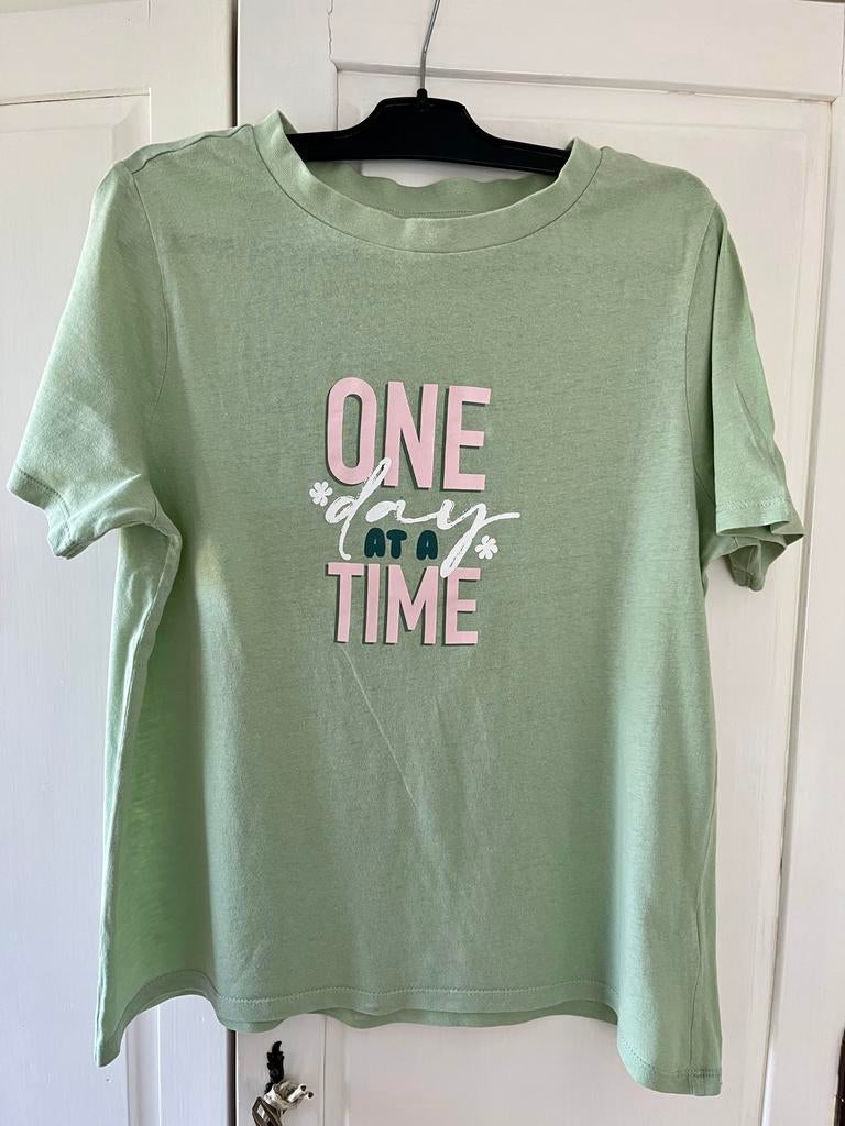 Leuk groen shirt - Maat XS, Ophalen of Verzenden, Zo goed als nieuw, Korte mouw, Maat 34 (XS) of kleiner