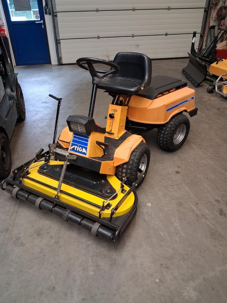 Stiga  park  oldtimer 1990 compleet werkend liefhebber, Ophalen, Zo goed als nieuw, 90 tot 120 cm