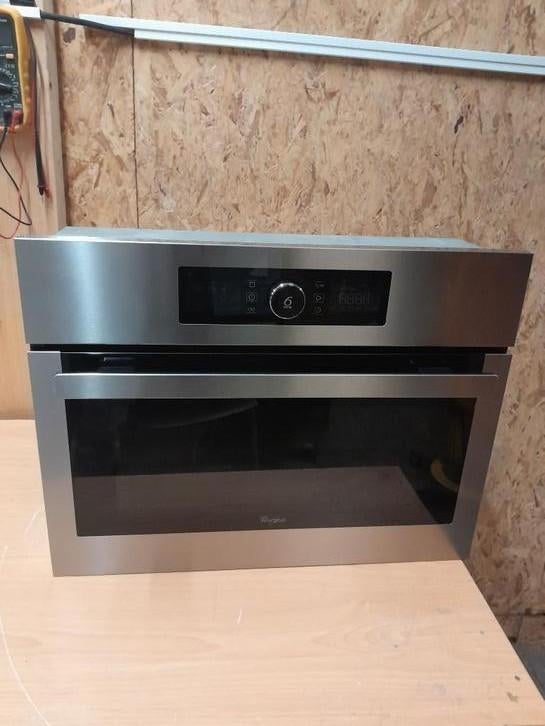 NETTE WHIRLPOOL AMW505IX COMBI MAGENTRON OVEN TE KOOP, Combimagnetron, Crisp, Gebruikt, 60 cm of meer