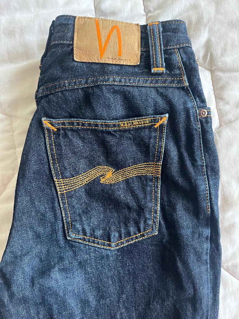 Nudie Jeans Breezy Britt (maat W26/L30), Kleding | Dames, Nudie jeans, Blauw, Ophalen of Verzenden, Zo goed als nieuw