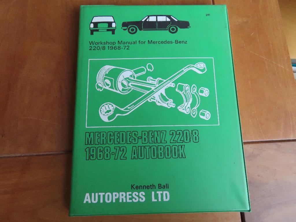 Autobooks workshop manual Mercedes 220 W115 /8 1968-1972, Ophalen of Verzenden