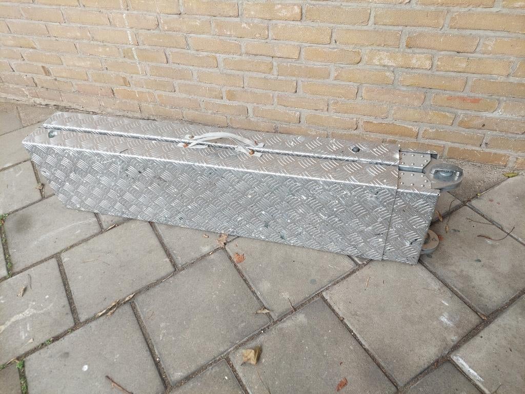 Telescopische schuifplank aluminium, Ophalen of Verzenden, Gebruikt, Overige typen