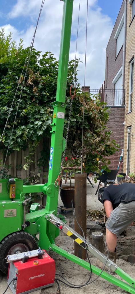 Palen heien en/of funderen voor een aanbouw of uitbouw, Diensten en Vakmensen, Garantie, Verbouw of Aanbouw