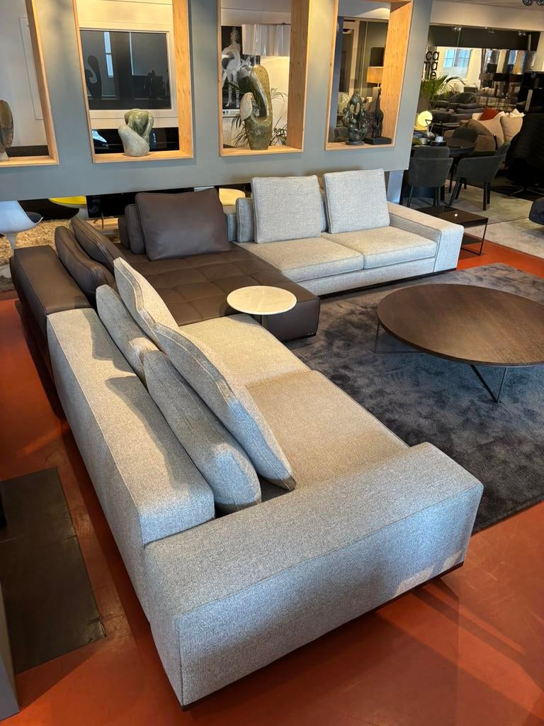 Minotti Lawrence / clan configuratie stof cat G / leer Aspen, Info@micheldethouars.nl, Minotti, 9723 CA, Ophalen of Verzenden